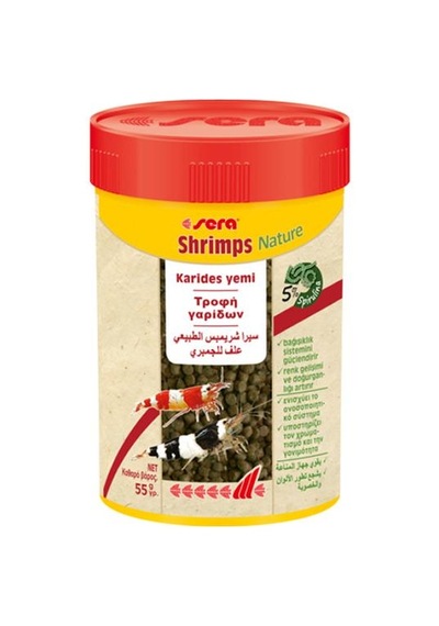 Sera Shrimps Natural 55gr 100ml Doğal Karides Yemi