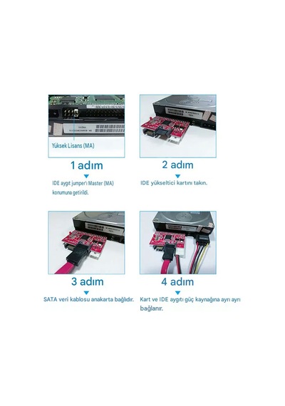 İde-sata Çevirici 3.5" Çift Yönlü Ide -sata ,sata -ide Çevirici