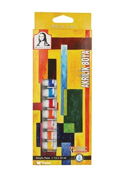 Monalisa Akrilik Boya 12x12 Ml Tüp 0,15 L