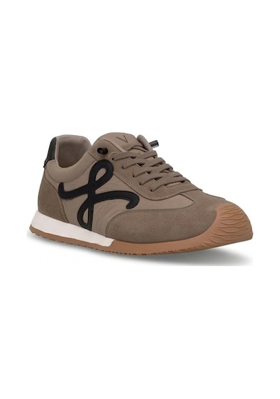 Voyager E472 Erkek Hakiki Deri Klasik Sneaker Camel