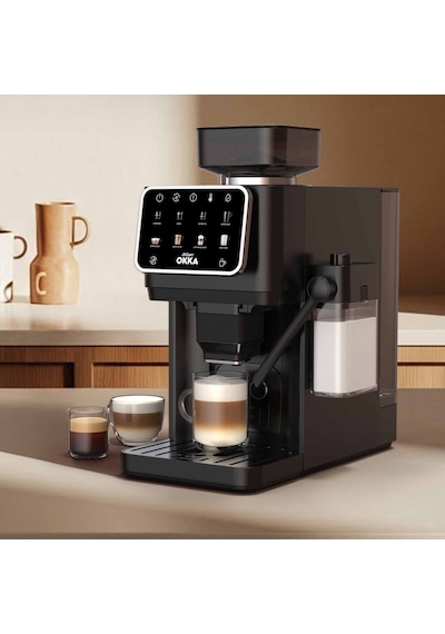Arzum OK0042 Okka Barista Pro 1400W Duo Heat Teknolojisi Otomatik Espresso Makinesi