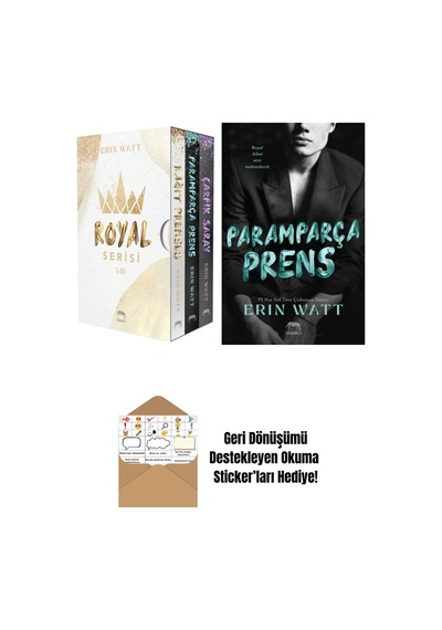 Paramparça Prens Royal Serisi 2. Kitap + Kâğıt Prenses Royal Serisi 1. Kitap