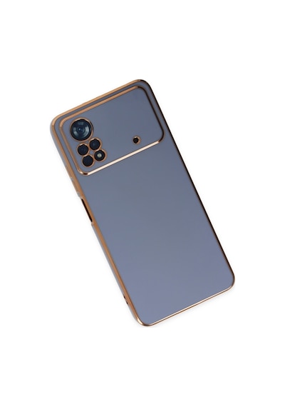 Xiaomi Poco X4 Pro 5g Uyumlu Kılıf Volet Silikon - Mavi