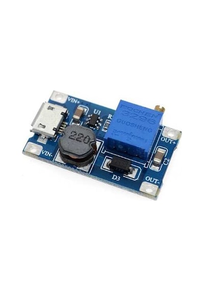 Robodünya-Mt3608 2A Yükselteç Dc-Dc Aşamalı Güç Modülü Micro Usb Çıkışlı