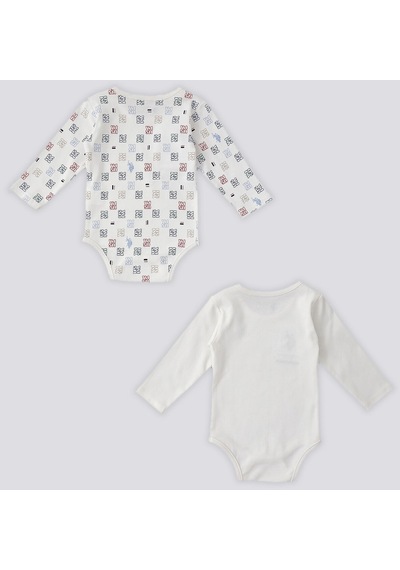 U.S. Polo Assn. U.s. Polo Assn Krem Uzun Kol Bebek Body Zıbın 5274-41633 Krem