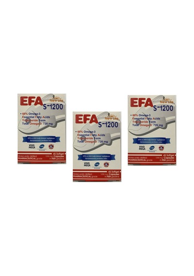 Newlife Efa S-1200 Omega 3 45 Kapsül 3 Adet . 08-2022