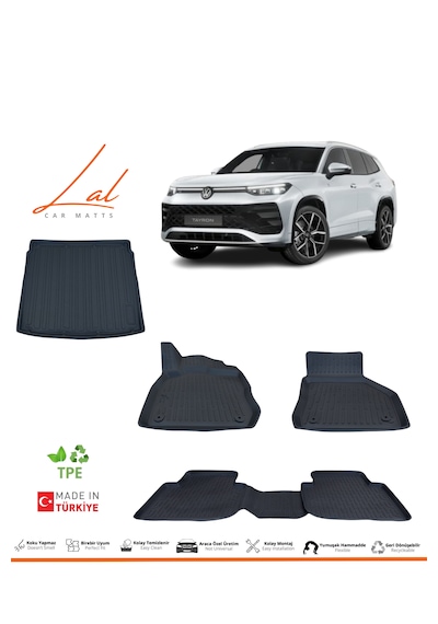 Volkswagen Tayron 3d Havuzlu Paspas Alt Kademe Bagaj Havuzu Seti