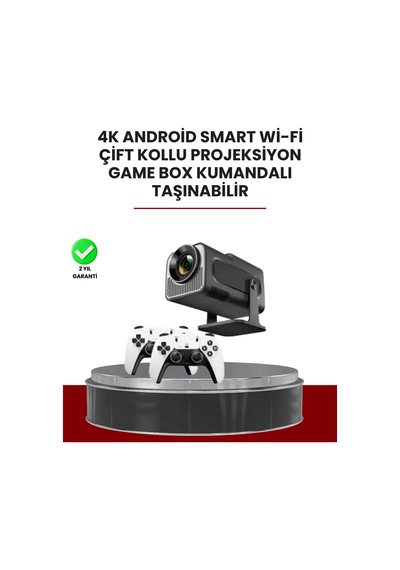 Taşınabilir Full Hd Projektör - 1 Gb Ram, 8 Gb Hafıza