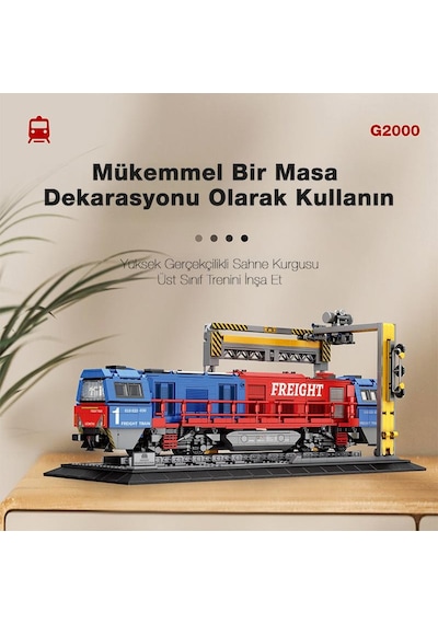 Reobrix Technic 66021 Avrupa Yük Treni G2000 European Freight Train Yaratıcı Yapı Blok Seti Building Blocks - 1980 Parça Reobrix Technic 66021 Avrupa Yük Treni G2000 European Freight Train Yaratıcı Yapı Blok Seti Building Blocks - 1980 Parça