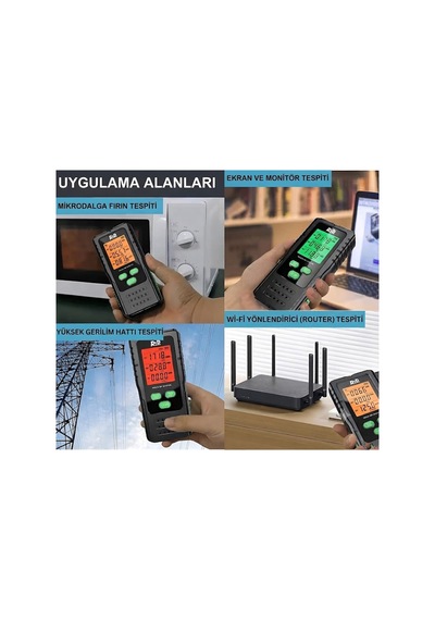 Elektriksel Yoğunluk- Manyetiksel Yoğunluk - Radyasyon Dedektörü