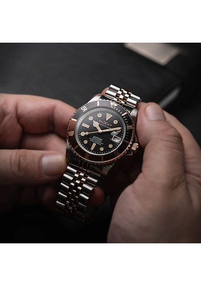 Duxot Atlantica Diver Dx-2057-66 Otomatik Erkek Kol Saati Altın