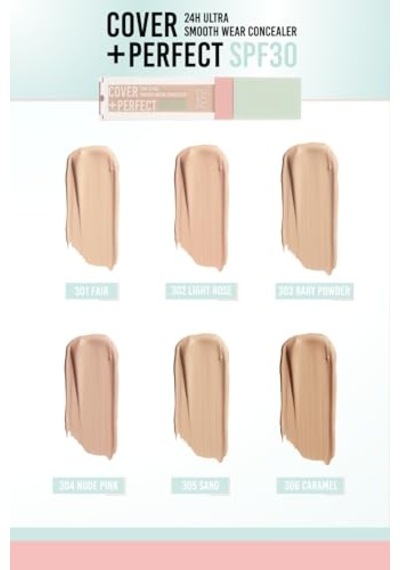 Tr Pastel Cover Perfect Concealar Spf30 Ultra Kapatıcı, 304 Nude Pink Genel