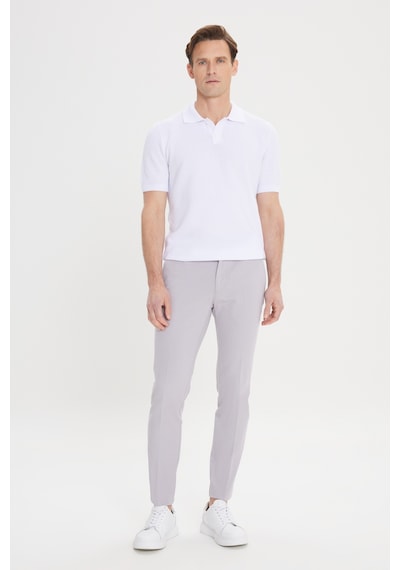 AC&Co / Altınyıldız Classics Erkek Grı Slim Fit Dar Kesim Yan Cepli Pamuklu Esnek Armürlü Pantolon Gri AC&Co / Altınyıldız Classics Erkek Grı Slim Fit Dar Kesim Yan Cepli Pamuklu Esnek Armürlü Pantolon Gri