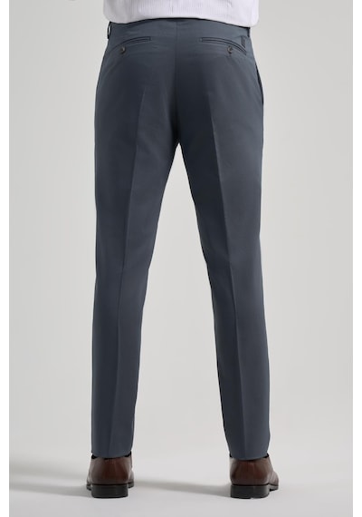 İmza Koyu Antrasit Esnek Yandan Cepli Slim Fit Classic Pantolon 1003250106 Koyu Antrasit