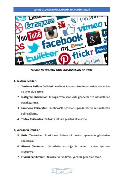 Pdf İnternet Ve Sosyal Medyadan Nasıl Para Kazanılır Kitabı 340