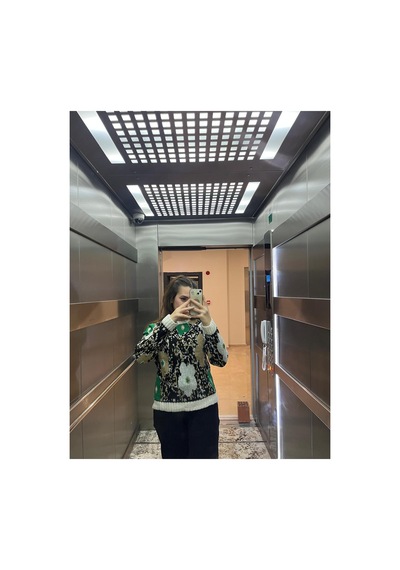 Youknitwear You Daisy Bisiklet Yaka Triko Kazak Ekru