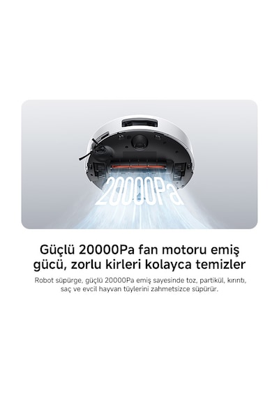 Xiaomi Robot Vacuum Mop 5 Beyaz Akıllı Robot Süpürge