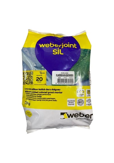 Weber Joint Sil 412 Palandöken Kahve Derz Dolgu 2 Kg Diğer