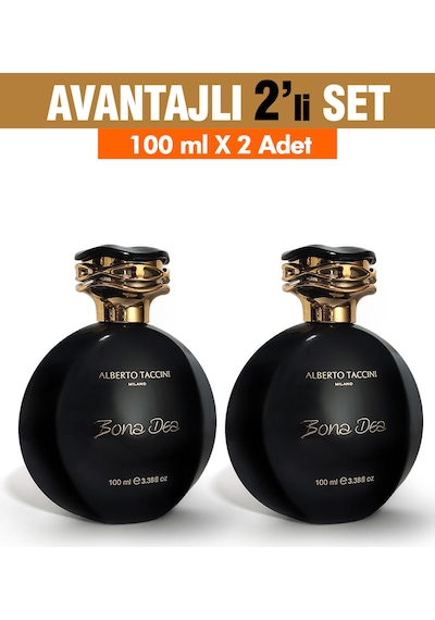 Alberto Taccini 2'li Bona Dea Kadın Parfüm EDP 2 x 100 ML