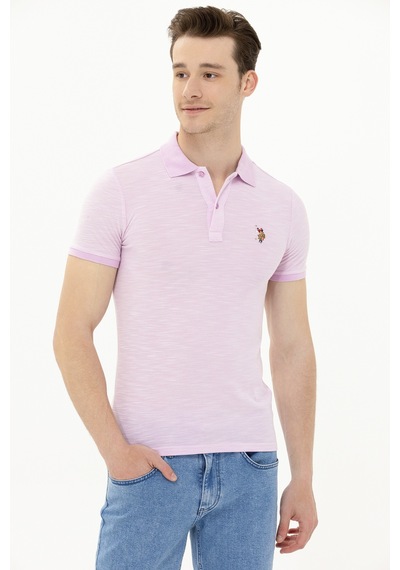 U.s. Polo Assn. Erkek Manolya Tişört 50263371-vr211 Açık Lila