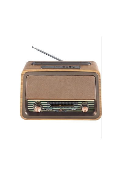 Leader LR-243 Radio,BT,USB,TF Retro Müzik Kutusu