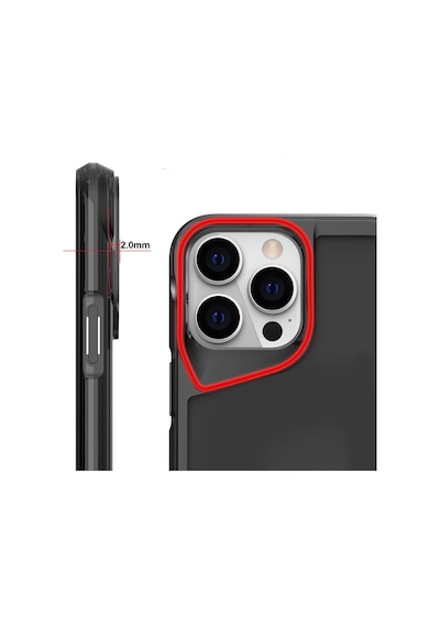 Apple Uyumlu iPhone 15 Pro Max Kılıf T-max Köşeleri Korumalı