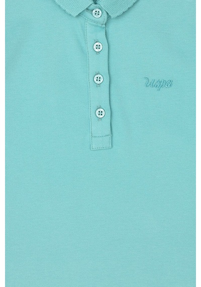 U.S. Polo Assn. Kız Çocuk Fıstık Polo Yaka Basic Tişört 50288501-vr087 992423