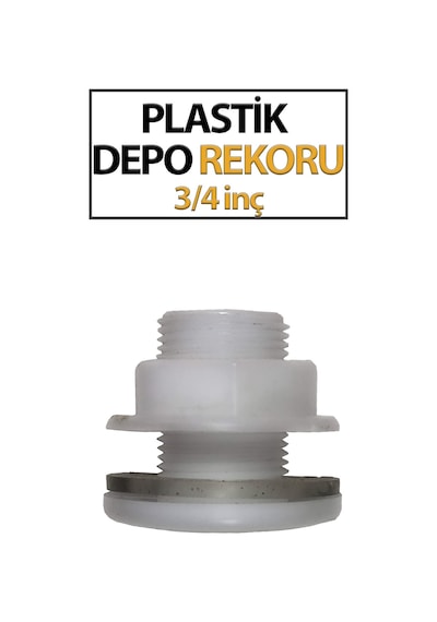 3/4 İnç Plastik Depo Rekoru Su Deposu Tank Bağlantı Rakoru