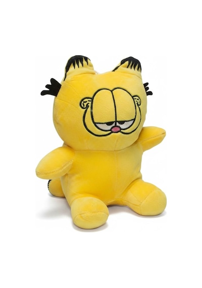2li Paket Garfield Peluş Oyuncak 24 Cm Yumuşak Uyku Arkadaşı Yastık Peluş Karakter Figür Seti 2 Adet Sarı
