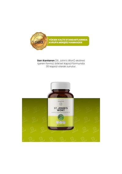 Erbatab Sarı Kantaron Ekstresi St.john's Wort  30 Kapsül