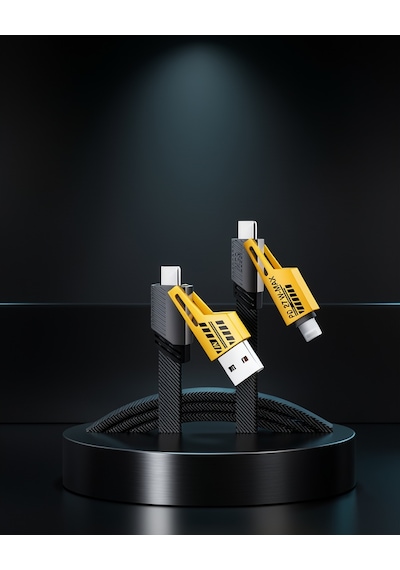 65w Hızlı Şarjlı Usb-c Usb-a Veri Kablosu Xuczikilişarjkablosu-4 Diğer