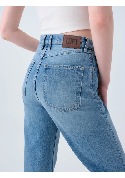 Straight Regular Fit Mavi Kadın Jean Pantolon Lf2039819 Mavi