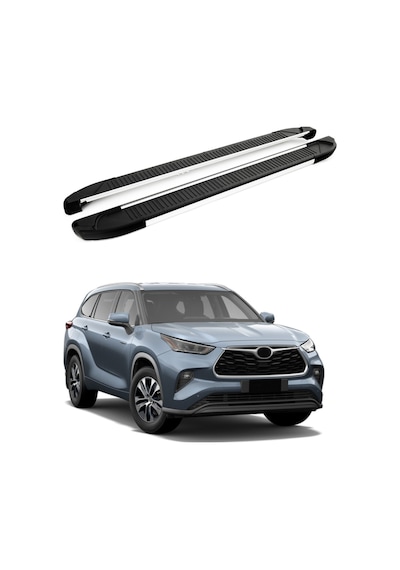 Toyota Kluger Xu50 2014-2019 Yan Basamak Another Gri