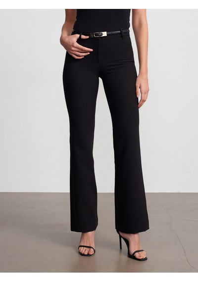 Dilvin 72680 Çan Paça Pantolon-siyah