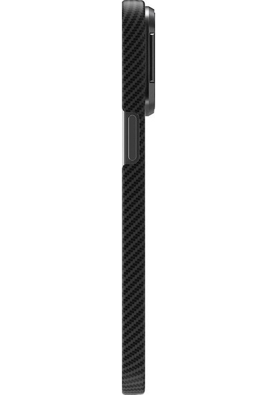 Apple Uyumlu iPhone 15 Pro Max Kılıf Magsafe Şarj Özellikli 600d Kevlar Zore Krek Karbon Standlı Kapak