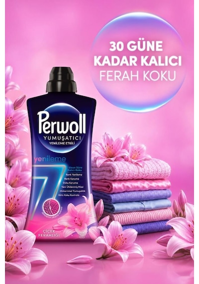 Perwoll Yumuşatıcı Çiçek Ferahlığı 1,2l 9000101866650-6700 Tekli