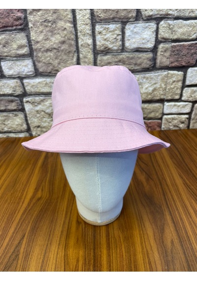 Hamze Bucket Kova Model Gabardin Kumaş Renkli Yazlık Şapka Pudra