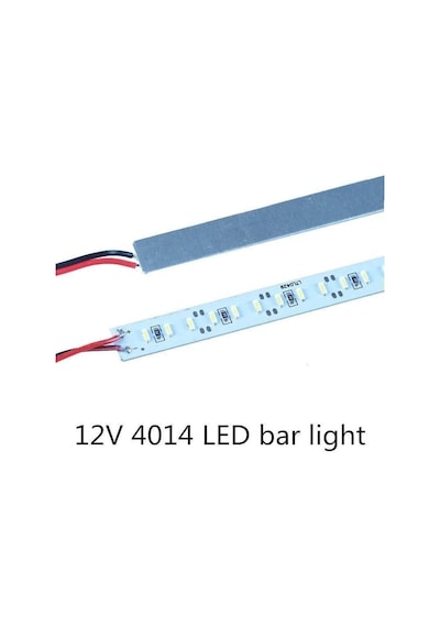 12 Volt 4014 Ledli Led Bar Alüminyum Çubuk Led 144 Sık Ledli Beyaz 6000-6500k 100cm 12v