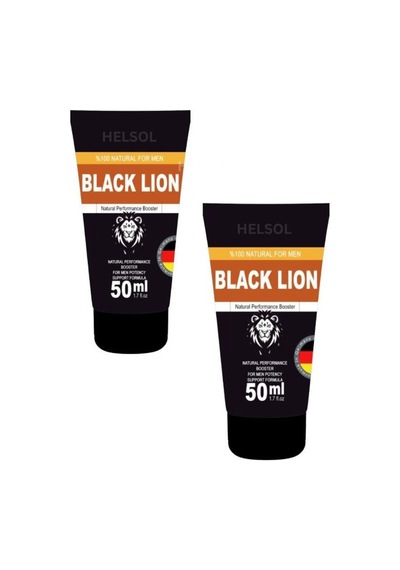 Black Lion Gel 5x Erkeklere Özel Sertleşme Jeli X 2 Adet