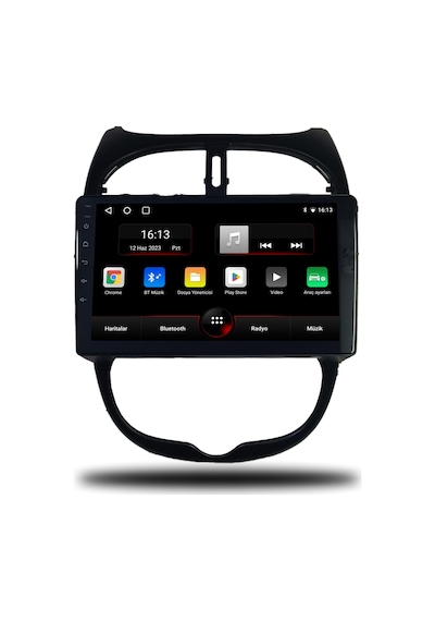 Navico Peugeot 206 Android Carplay Multimedya 1999-2011 4gb Ram + 64gb Hafıza + 8 Çekirdek