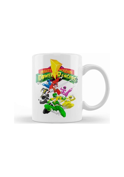Power Rangers Action Kupa Bardak Porselen Karışık