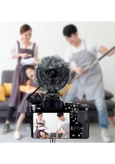 Yongnuo Yn220 Rüzgarlıklı Cardioid Shotgun Mikrofon