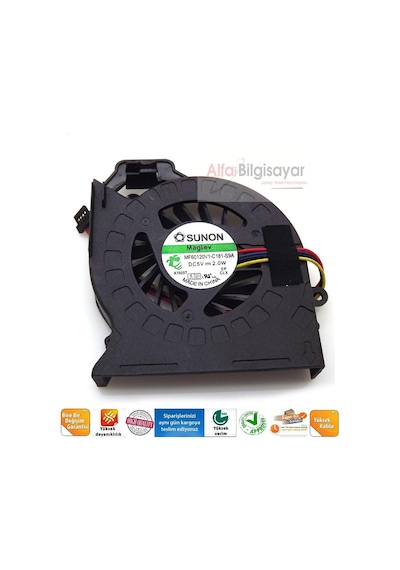 Alfabilgisayar HP Uyumlu Dv7 Dv7-6C00Et Fan Cpu Cooling İşlemci Cpu Fanı  A+++