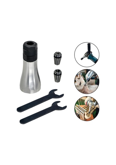 Manpa Mp21-30 Mini Collet Er Taşlama Motoru İçin Tutucu Adaptör