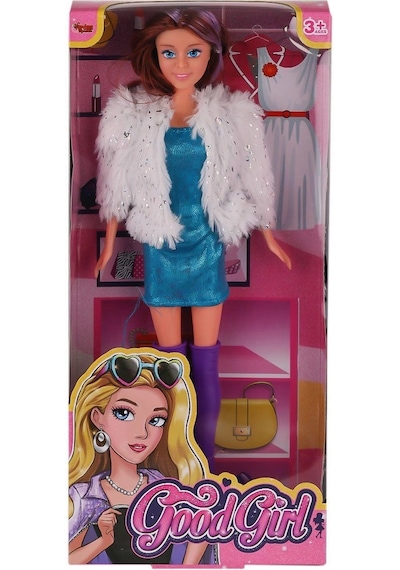 Wg-66770 Parlak Elbiseli Ceketli Bebek 29 Cm