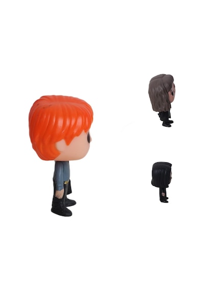 Harry Potter Pop Stil Hermione Granger Severus Snape Ron Weasley 3lü Karakter Figür Oyuncak 10 Cm. Harry Potter