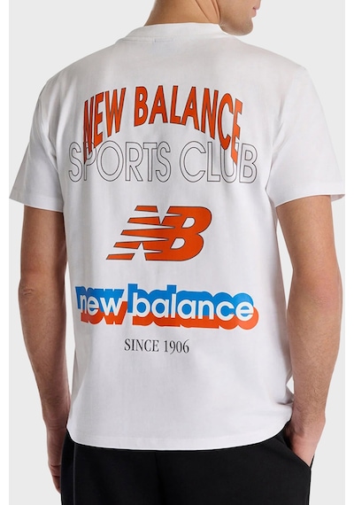 New Balance Lifestyle Men Tshirt Beyaz Beyaz