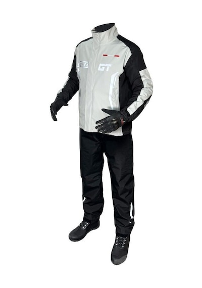 Forte Gt 1140 Alt-üst Takım Yağmurluk Taş Gri-siyah