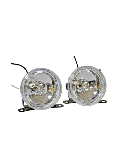 Carub 9 Cm Yuvarlak Sis Lambası Beyaz 12v Tampon İçi