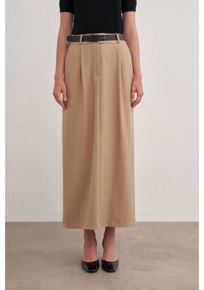 Aker 24aw01161111 Küçük Beden Etek 24aw01161111 038 Camel